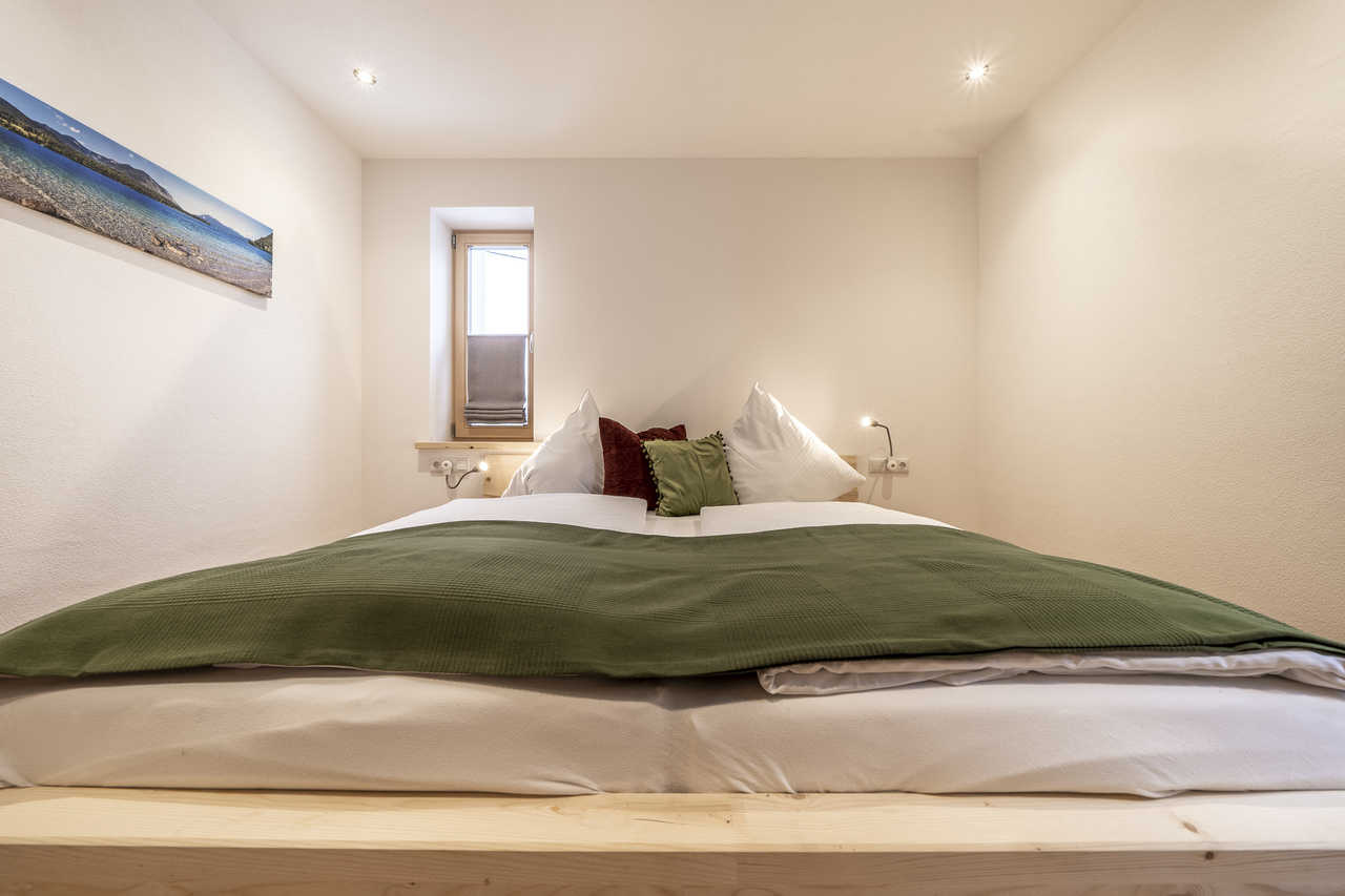 Alpenrose Lenggries Ferienwohnung im Erdgeschoss - Schlafzimmer